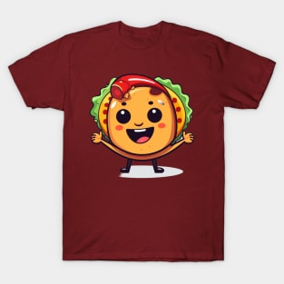 kawaii Taco  T-Shirt cute potatofood funny T-Shirt